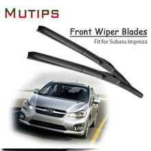 1Set Rubber Car Front Wiper Blade Kit For Subaru Impreza 2018 2017 2016 2015 2014-2000 Windscreen Insert Strip Auto Accessories 2024 - buy cheap