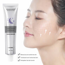 Runhuang-máscara de dormir de colágeno, hidratante e líquido coreano, para limpeza e reparo, clareamento da pele, creme facial tslm2 2024 - compre barato