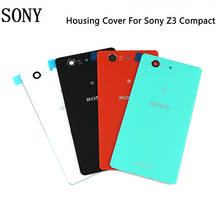 Original Sony Xperia Z3 Compact D5803 D5833 Z3 Mini Glass Back Battery Housing Cover For Z3 Mini Compact Replacement Without NFC 2024 - buy cheap