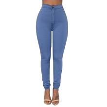 Vintage ladies jeans for women mom high waisted jeans blue casual pencil trousers korean streetwear denim pants 2024 - buy cheap