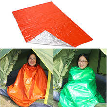 2019 туристический коврик изоляционный майлар Материал первой помощи одеяло для выживание на открытом воздухе для спасения жизни Водонепроницаемый аварийно-спасательная палатка # p3 2024 - купить недорого