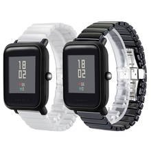 20mm 22mm Ceramic Watch Band Strap for Huami Amazfit Bip Lite S U for GTS 2 GTR 42mm Bracelet Belt 2024 - buy cheap