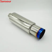 Motorcycle Modification Exhaust Pipe Muffler Cafe Exhaust Pipe Straight Exhaust Pipe Tail Exhaust 2024 - buy cheap