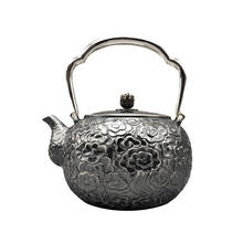 Teapot, stainless steel teapot, silver teapot, hot water teapot, portable teapot 1200 ml, kung fu tea set. 2024 - buy cheap