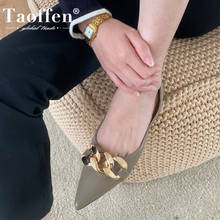 Taoffen-zapatos planos para mujer, calzado informal de moda urbana, diario, poco profundo, talla 35-39, primavera, 2021 2024 - compra barato