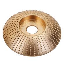 Arc shape Wood Grinding Wheel Angle Grinder Disc Wood Carving Disc Sanding Abrasive Tool Bore Gold 2024 - buy cheap