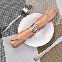 12pcs Back Pattern Wedding Napkin Rings Table Decoration Hollow Out Family Gatherings Everyday Use Napkin Buckle Holder 2024 - buy cheap