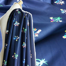 Italian brand polyester fabric cloth 145 cm width women's children shirt dress clothing fabric alibaba express 2024 - buy cheap