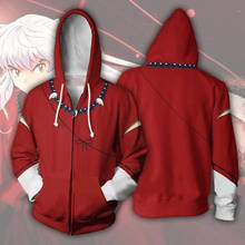 Anime Cosplay Inuyasha Costume Anime 3D Printed Hoodie Sweatshirt Jacket High Quality Coats Men and Women 2024 - buy cheap