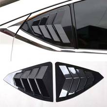 For LEXUS ES 2018-2020 Car Rear Window Lourers Shutters Decoration Cover Stickers Trim Exterior ABS Auto Moldings 2Pcs 2024 - buy cheap