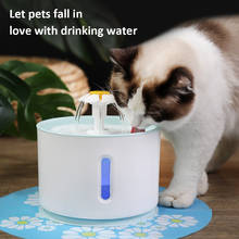 2.4L Automatic Pet Cat Water Fountain LED Electric USB Dog Pet Mute Drinker Feeder Bowl Pet Fountain Drinking Water Dispenser 2024 - buy cheap