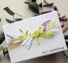 6Pcs Lavender flowers Metal Cutting Dies Stencils DIY Scrapbooking Paper/photo Cards Embossing Dies 2024 - buy cheap
