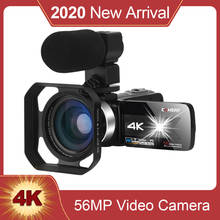 Видеокамера с ночным видением, 4K, 56 МП, Wi-Fi, встроенная подсветка, сенсорный экран, видеорегистратор для веб-камеры Youbute, цифровая камера 2024 - купить недорого