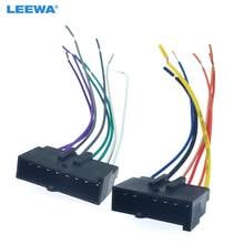 LEEWA 10set Car Radio Audio Stereo Interface Wire Harness for Ford Mondeo 1987-1993 Mustang Wire Cable #CA2957 2024 - buy cheap