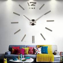 Sale Wall Clock Watch Quartz Clocks 3D DIY Acrylic Mirror Stickers Living Room Quartz Needle Wall Watch 2019 New Free Shipping 2024 - buy cheap