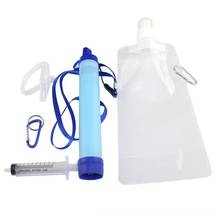 Filtro de agua portátil para exteriores, purificador Personal de agua para acampada, senderismo, Vida de emergencia, supervivencia 2024 - compra barato