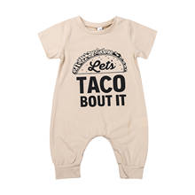 Комбинезон Pudcoco детский хлопковый, модный Ромпер для новорожденных, летняя одежда для мальчиков и девочек 3-18 месяцев 2024 - купить недорого