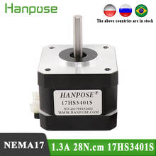 Free shipping  1pcs 17HS3401S 42 motor 1.3A 28N.CM 42BYGH CE ROSH ISO CNC Laser and for 3D printer 2024 - buy cheap