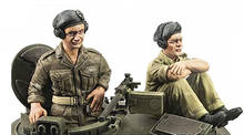 Kit de modelismo de figuras de resina, equipo de tanque moderno sin montar, incluye 2 figuras de colección sin pintar, 1/35 2024 - compra barato