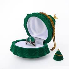 Caja de regalo de joyería para mujer, 21 estilos disponibles, anillos de árbol de Navidad verde, para pendientes, collares, joyas, embalaje de exhibición 2024 - compra barato