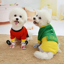 PUOUPUOU Cartoon Print Dog Clothes Summer Pet Dog Clothing Breathable Dog Clothing for Small Medium Dogs Puppy Outfit XS-XL 2024 - купить недорого