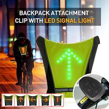 High Quality Night Cycling Vests Reflective Usb Led Vest Whith Direction Indicators Backpack Attachment Clip Signal Safety #t1g 2024 - buy cheap