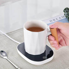 220V Cup Heater Mug Warmer Smart Thermostatic Hot Tea Makers 3 Gear Heating Coaster Desktop Heater for Coffee Milk Warmer Pad 2024 - buy cheap