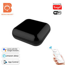 Benexmart wi fi inteligente rf ir tuya universal controle remoto inteligente função de aprendizagem diy alexa google casa 433 mhz 2024 - compre barato