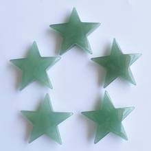 2020 new fashion natural Green Aventurine five pointed star shaped pendant jewelry wholesale 5pcs/ lot free shipping 2024 - buy cheap