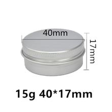 15g ML Aluminum Cream Jars Wholesale Facial Mask TinContainers Grass Cream Pot Cosmetic Threaded Small Aluminum Box 2024 - buy cheap