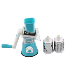 Manual Vegetable Cutter Slicer Multi-Function Drum Rotary Grater Potato Cheese Slicer Kitchen Tools Accessories 2024 - buy cheap