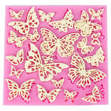 DIY 3D Butterfly Form Silicone Mold Cupcake Fondant Molds Gumpaste Chocolate Moulds Sugarcraft Cake Decorating Tools 2024 - buy cheap