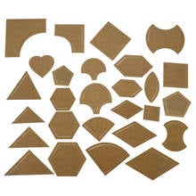 27 Pcs Plastic Patchwork Templates DIY Handmade Craft Sewing Patchwork Tools For Patchwork Quilter Kit 2024 - buy cheap