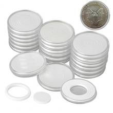 20 Pcs Coin Capsules Holder Plastic Coin Holder Capsule Protector Case Collection Storage Box Protector Home Storage 2024 - buy cheap