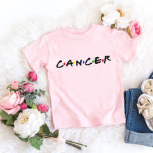 Summer New Fashion Twelve Constellation Zodiac Signs Printed Children T-shirt Boys Girls Cancer Letters Pink Tshirts Kids Tops 2024 - buy cheap