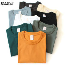 Bolubao-camiseta masculina de algodão, manga curta, gola redonda, casual, monitoramento da vida selvagem, verão 2024 - compre barato