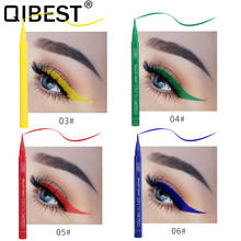 Qibest 4 Colors Waterproof Eyeliner Pencil Sweat-proof Long-lasting Liquid   Eye Liner Pen Pencil Professional Make-Up Tools 2024 - buy cheap