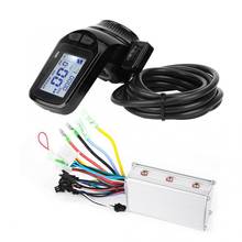 24V/36V/48V 350W Electric Bike Brushless Motor Controller with LCD Display&Thumb Throttle Electric Bicycle Scooter E-bike Parts 2024 - buy cheap