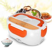 US EU Lunch Box Food Container Portable Electric Heating Food Warmer Heater Rice Container Dinnerware Sets for Home 2024 - buy cheap
