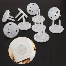 10pcs EU Stand Power Socket Cover 2 hole Electrical Outlet Baby Child Safety Electric Shock Proof Plugs Protector Drop Ship 2024 - buy cheap