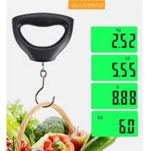 Durable Electronic Weighting Luggage Scale LED Display Balance Mini Digital Hand Held 50Kg 10g Fish Hook Hanging Scale 2024 - buy cheap