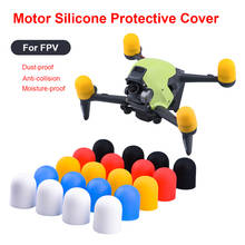 4pcs Motor Cover Cap for DJI FPV Combo Drone Accessories Engine Protective Dust-proof Cap Case Drone Protector Colorful Soft Hat 2024 - buy cheap