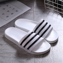 Unisex Fashion Striped Slippers Woman Indoor Ladies Shoes Non-slip Bathroom Slides Chanclas Mujer Femme Pantoufles Bathe Pantufa 2024 - buy cheap