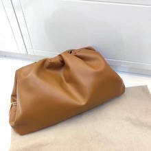Large capacity Womens Clutch Genuine Leather Purses Clutch bags fashion bag high quality ladies shopping bags women cloud bag 2024 - buy cheap