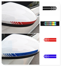 1 pair of car rearview mirrors Side stripe sticker auto styling for BMW 5-series X7 X1 M760Li 635d 120d 120i 740Le iX3 i3s i3 2024 - buy cheap