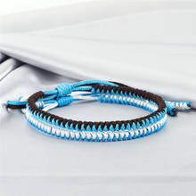 2 pcs Adjustable Tibetan Bracelet Men Charm Braided Rope Knot Lucky Friendship Bracelets&Bangle For Women Couple Fashion Jewelry 2024 - buy cheap