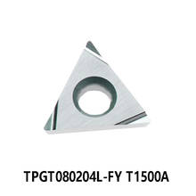 TPGT080204L-FY Original T1500A, insertos de carburo, TPGT080204, L-FY, TPGT 080204, TPGT0802, cortador de torno, herramientas de torneado 2024 - compra barato