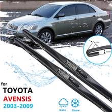 Car Wiper Blade for Toyota Avensis T250 T25 2003~2009 Windscreen Windshield Wipers Car Accessories 2004 2005 2006 2007 2008 2024 - buy cheap