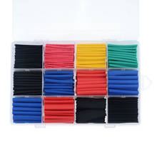 750PCS/BOX Thermoresistant Tube Heat Shrink Tubing Insulation Sleeving Polyolefin 2:1 Shrink Wrapping Assorted Box Kit 2024 - buy cheap