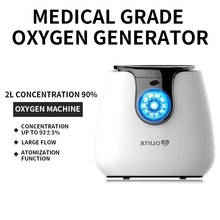 Generador de oxígeno médico para ancianos, hogar, mujeres embarazadas, máquina portátil de oxígeno para el hogar, máquina atomizadora de oxígeno con control remoto 2024 - compra barato